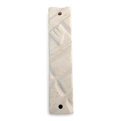 Jerusalem Stone Mezuzah Case with Kosher Scroll