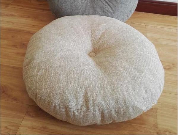 Hand Weaved Cattail Meditation Cushion