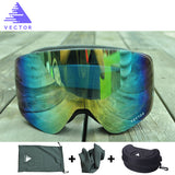 Vector Ski Goggles Double Lens UV400 Anti-Fog