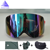 Vector Ski Goggles Double Lens UV400 Anti-Fog