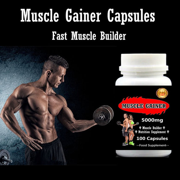 Whey Protein Muscle Gainer Capsules 500mg x 100pcs